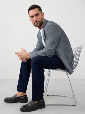 Banana Republic Pants Men 32 x 32 Blue Mason Athletic Tapered Fit Stretch Chino